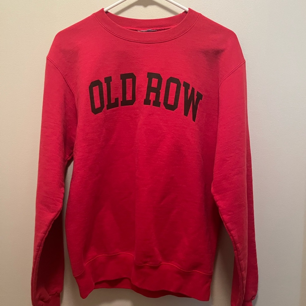 Old Row Men's Crewneck Sweater - Vibrant Red